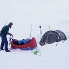 Svalbard - Schlitten packen