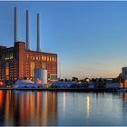 Svanemoellevaerket - the powerplant at night