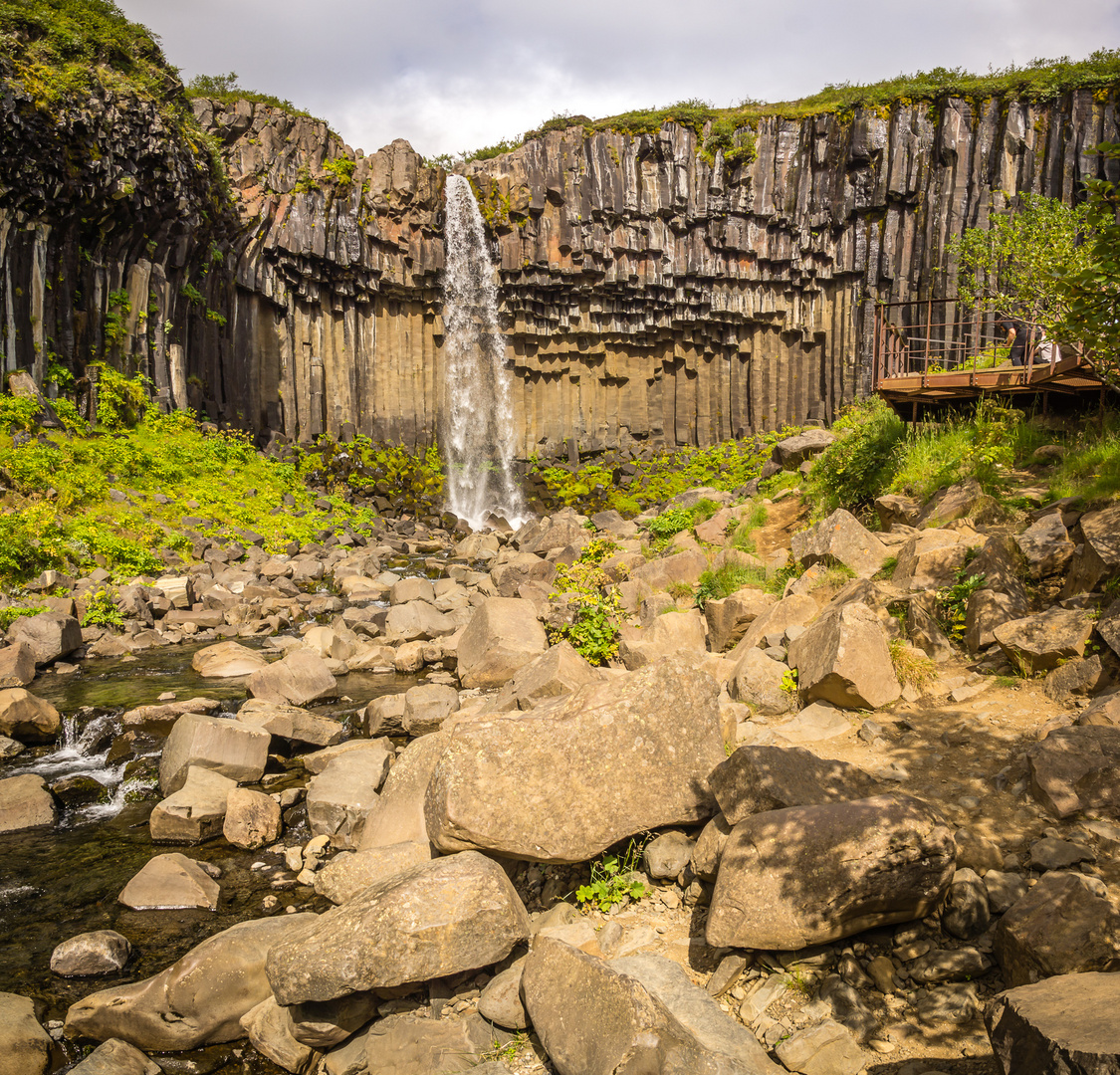 Svartifoss im Nationalpark Skaftafell