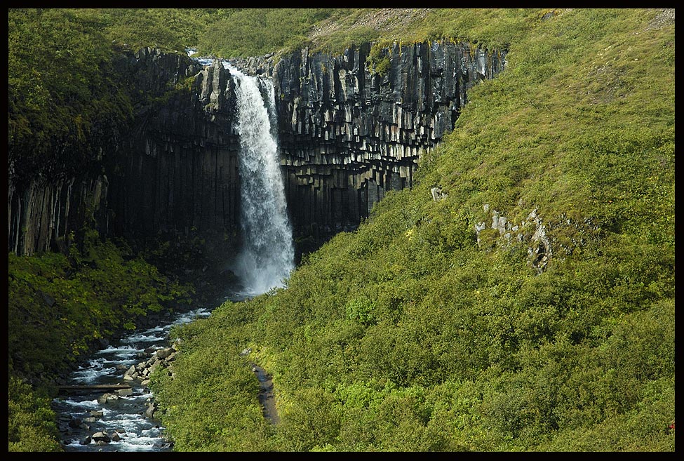 Svartifoss- Licht und Schatten