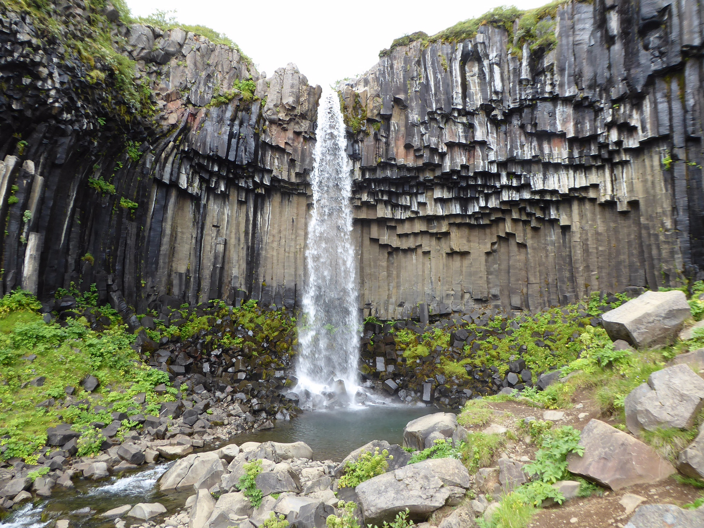 Svartifoss Wasserfall Island