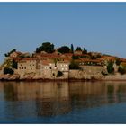 Sveti Stefan am Morgen