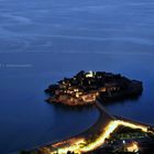 Sveti Stefan at night