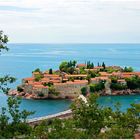 Sveti Stefan, eine Halbinsel bei Budva (Montenegro)