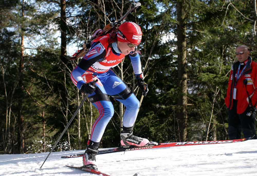 Svetlana Sleptsova am Gratishaugen Foto & Bild sport, wintersport