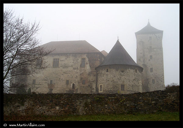 Svihov hrad in the fog