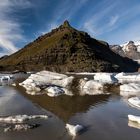 Svinafellsjökull Gletscher