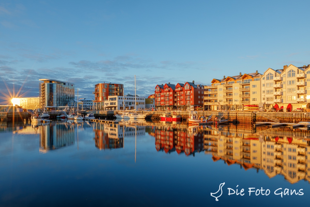 Svolvaer am frühen Morgen