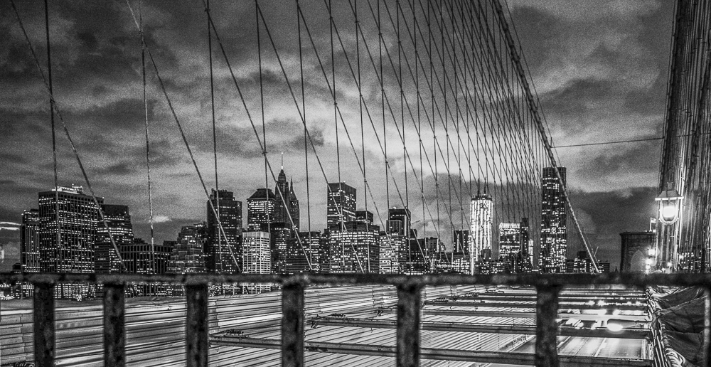 sw ansicht von der Brooklin Bridge aus