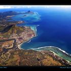 SW-Coast with Le Morne Peninsula and Ile aux Bénitiers, Mauritius / MU