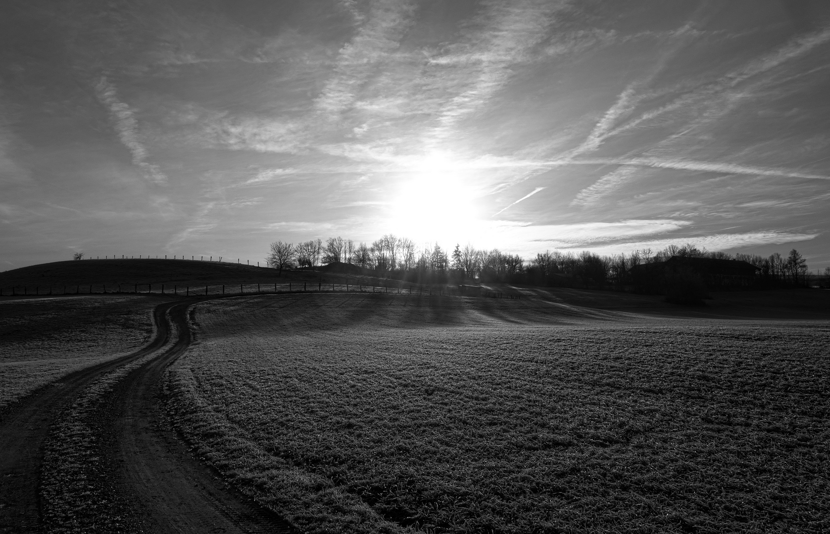 Sw Winterlandschaft