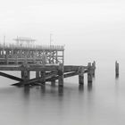 Swanage pier und old pier