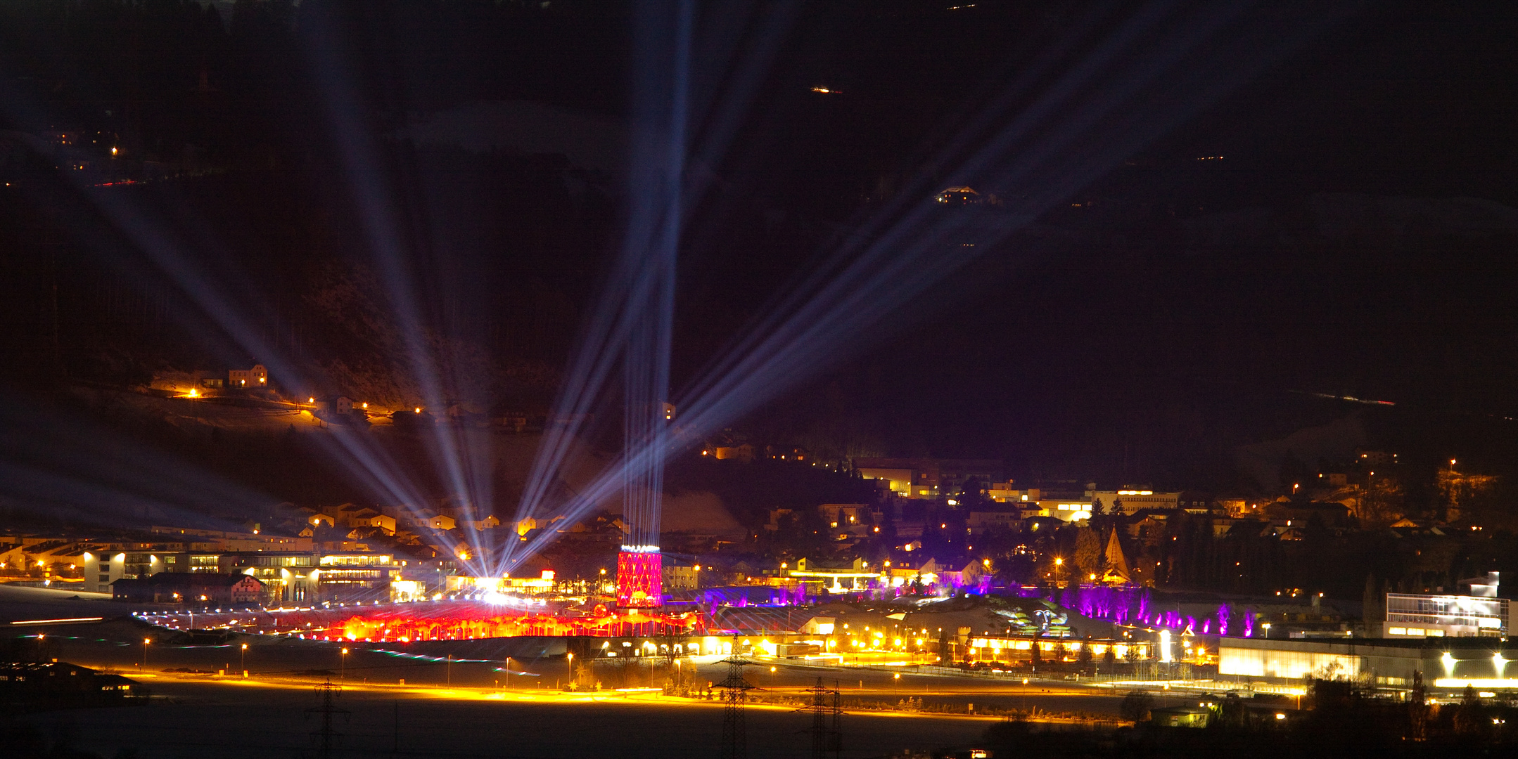 SWAROVSKI Kristallgarten LASERSHOW 2017