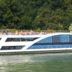 Swarovski Kristallschiff an der Donau in Passau