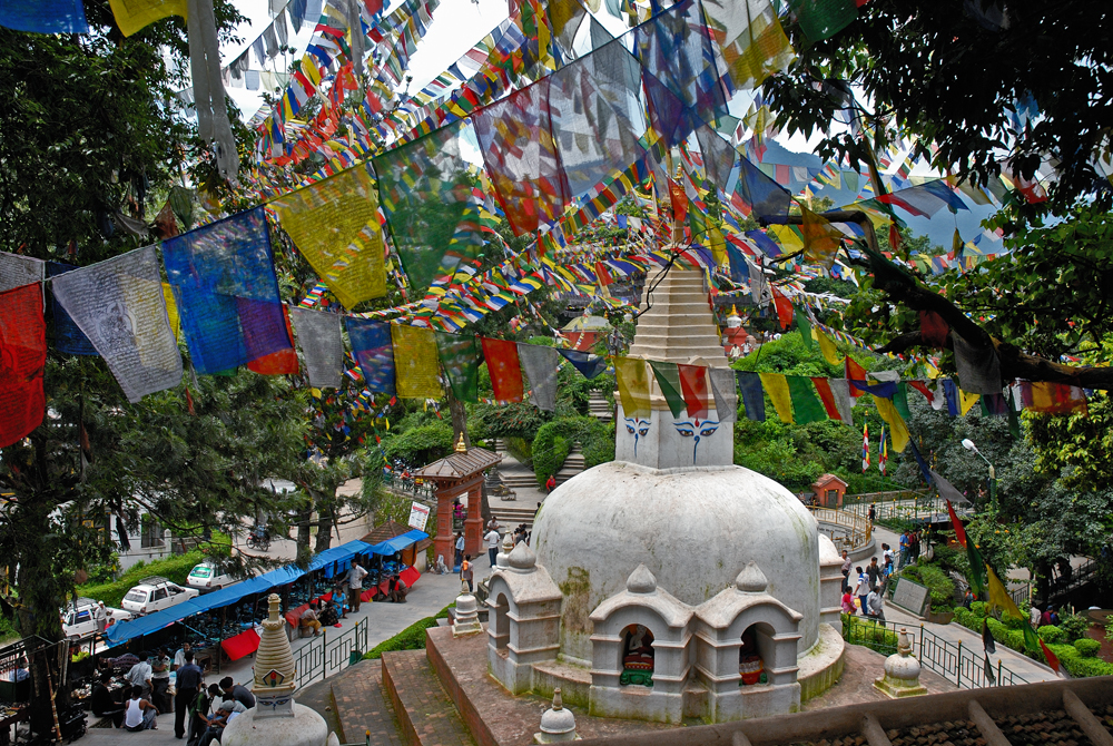 Swayambhunath Complex in Kathmandu