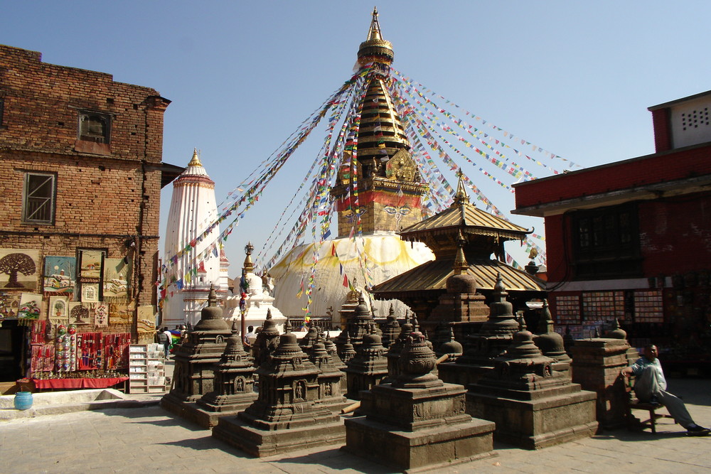 Swayambu Temple Kathmandu Nepal