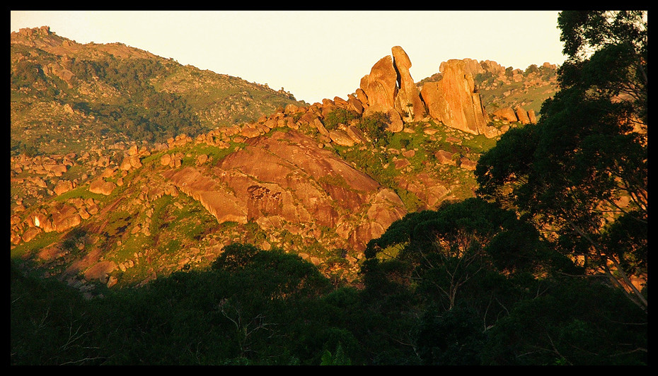 Swaziland  in Abendstimmung.