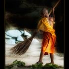 sweeping Monk