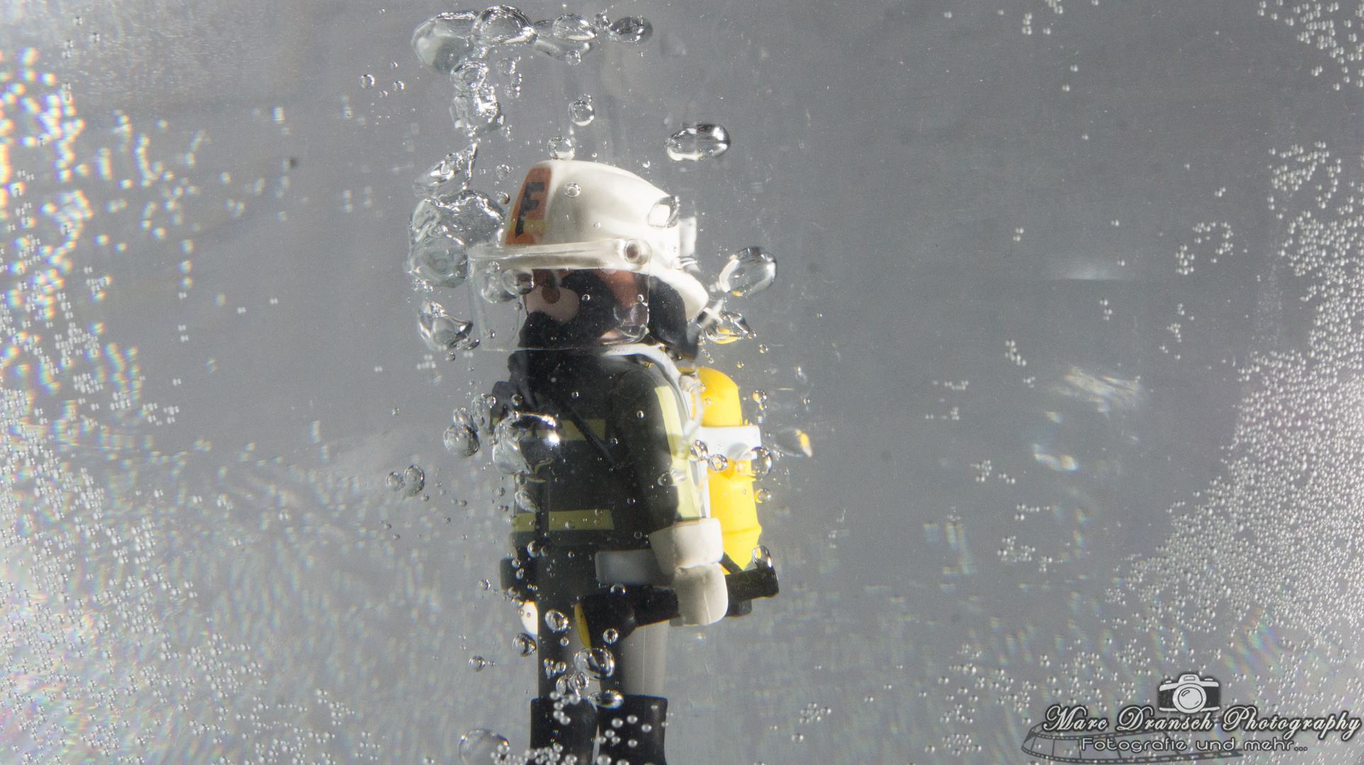 Swimming Firefighter :)