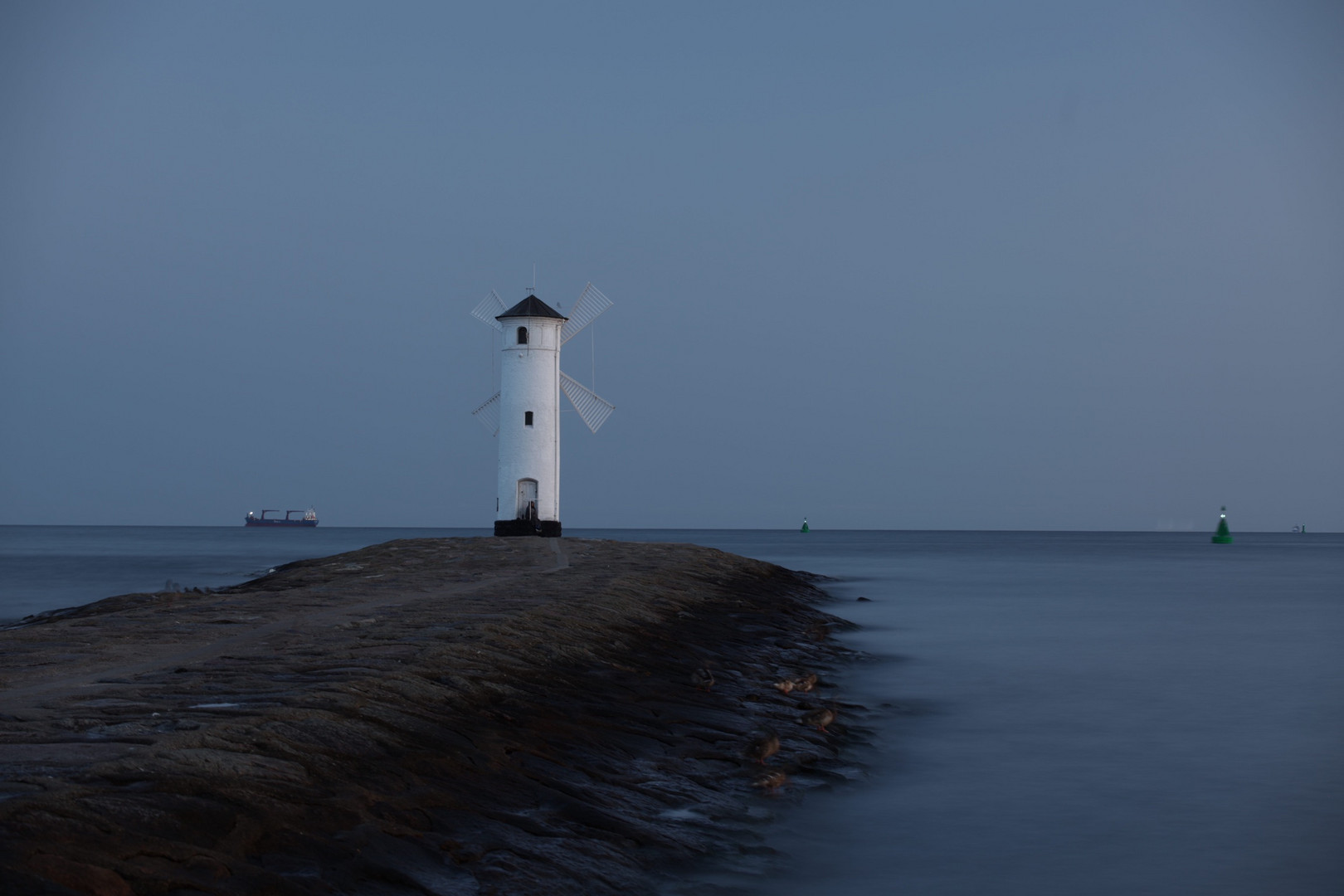 Swinemünde Leuchtturm Mühlenbake