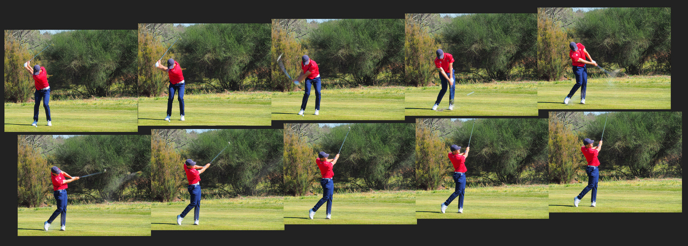 Swing au trou N°3 - Golf du Médoc