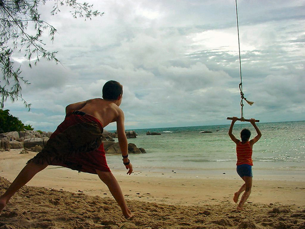 Swing / Schaukel auf der thailändischen Insel Kho Tao