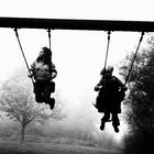 swinging in fog