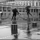 Swinging in the rain