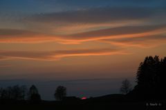 s´wird nacht im Allgäu