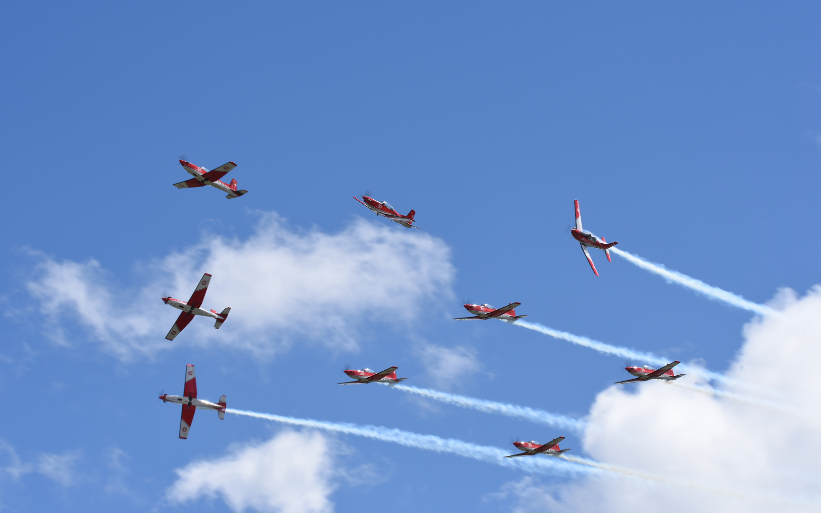 Swiss Air Force PC 7 Show Team