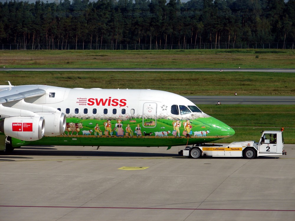 Swiss-Air Maschine