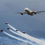 Swiss Airbus A330-300 + Patrouille Suisse