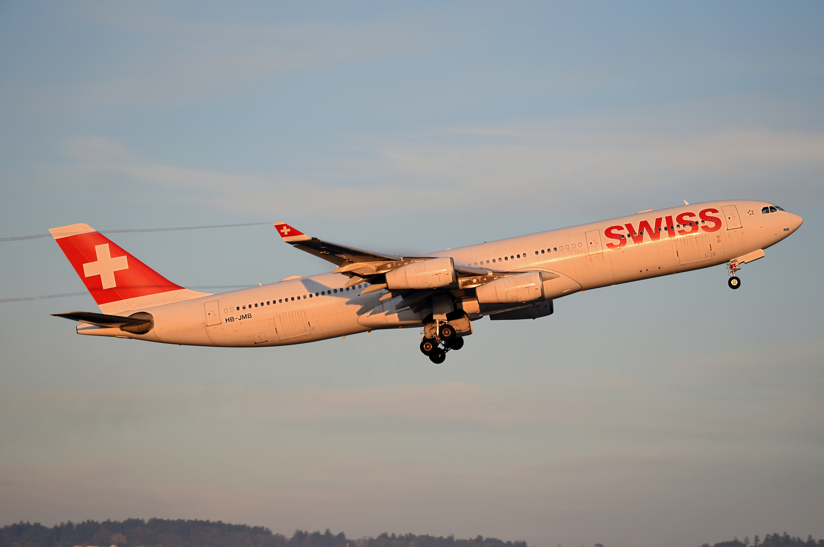 Swiss Airbus A340-313X HB-JMB 