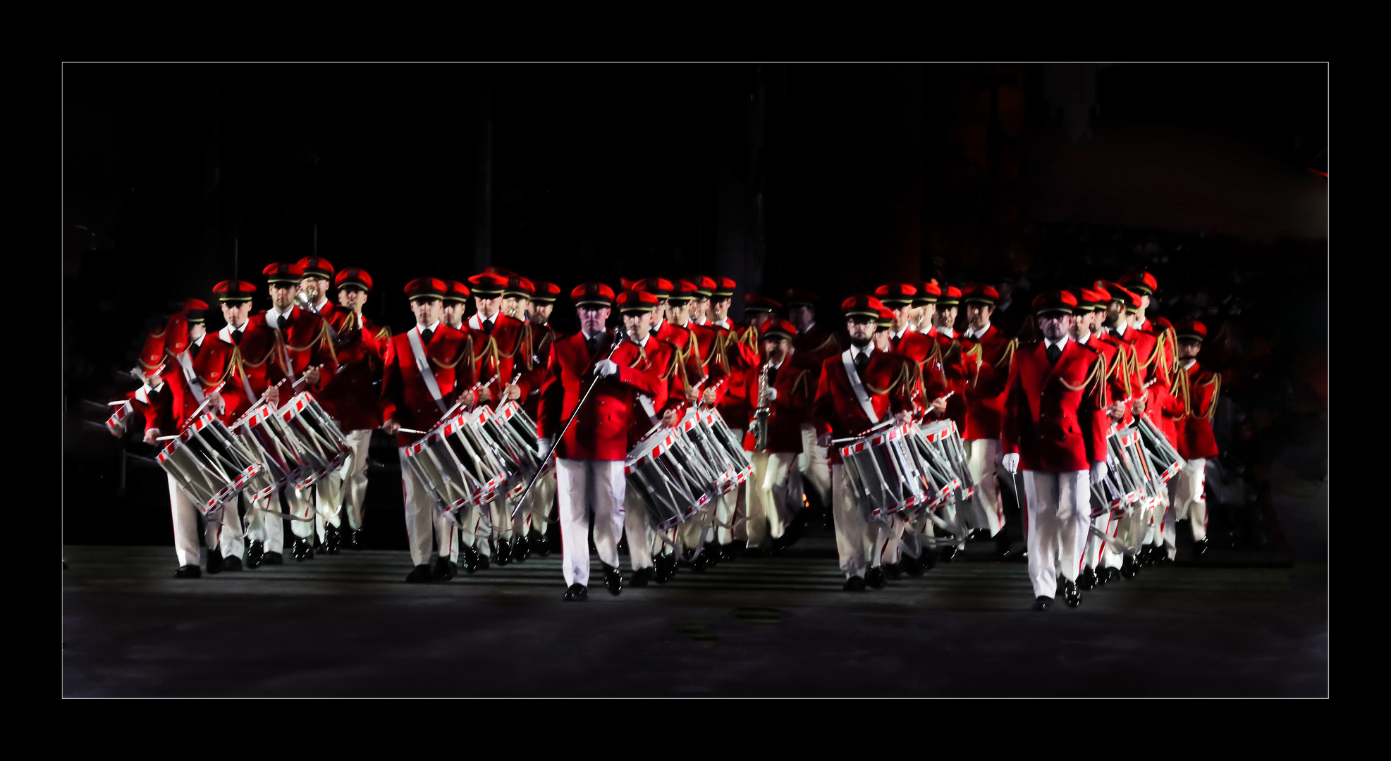 Swiss Army-Band am Basel Tattoo.