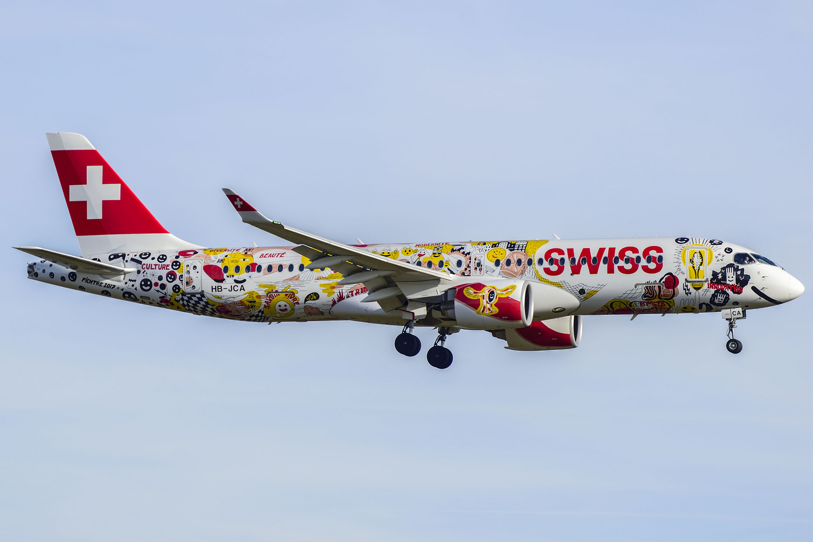 Swiss Bombardier BD5001A11 CSeries CS300 Foto & Bild spezial