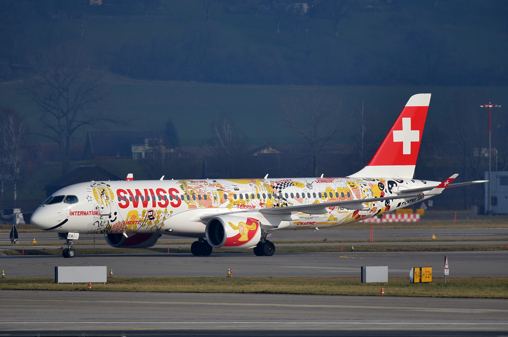 Swiss Bombardier CS300 HB-JCA 