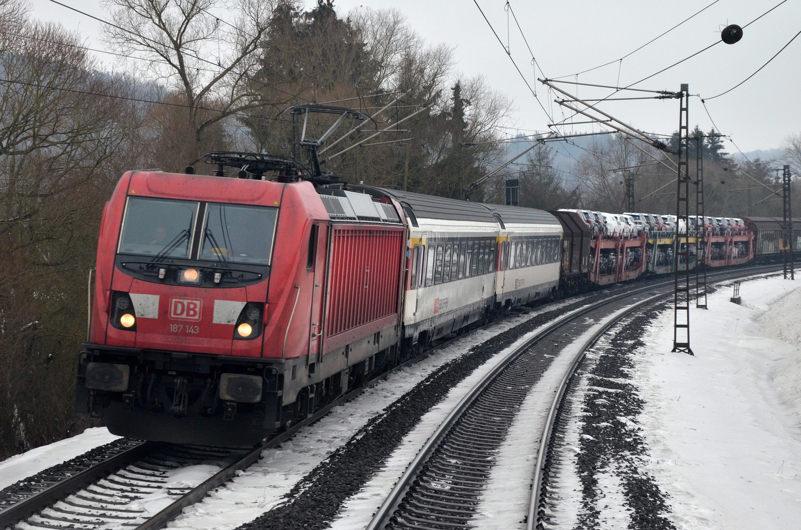 Swiss First Class mit dem Güterzug...