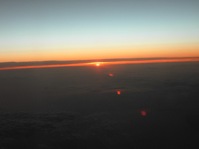 Swiss flight, Athens Geneva, 2008