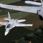 Swiss Hornets über Belgien