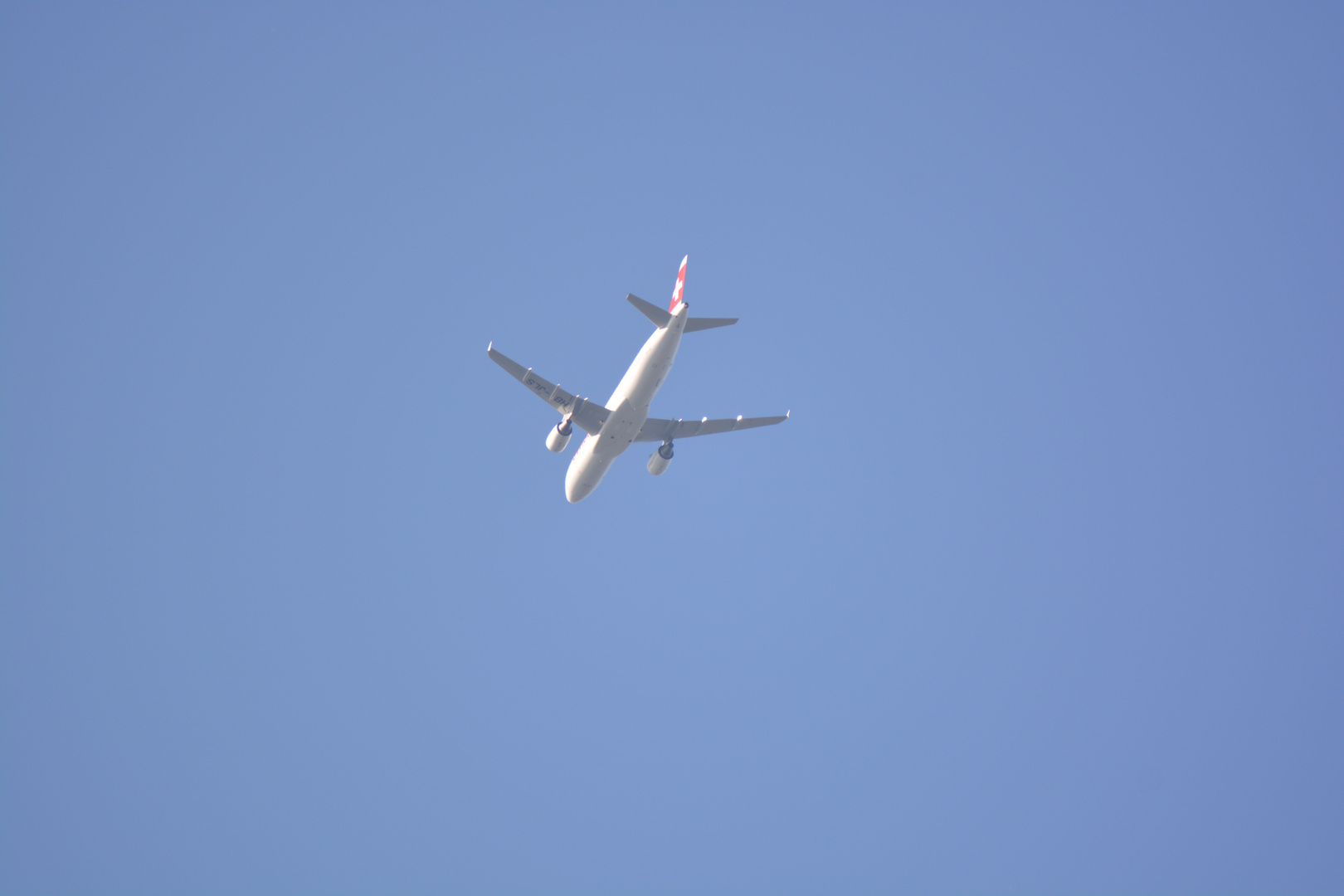 Swiss im Anflug auf Hamburg