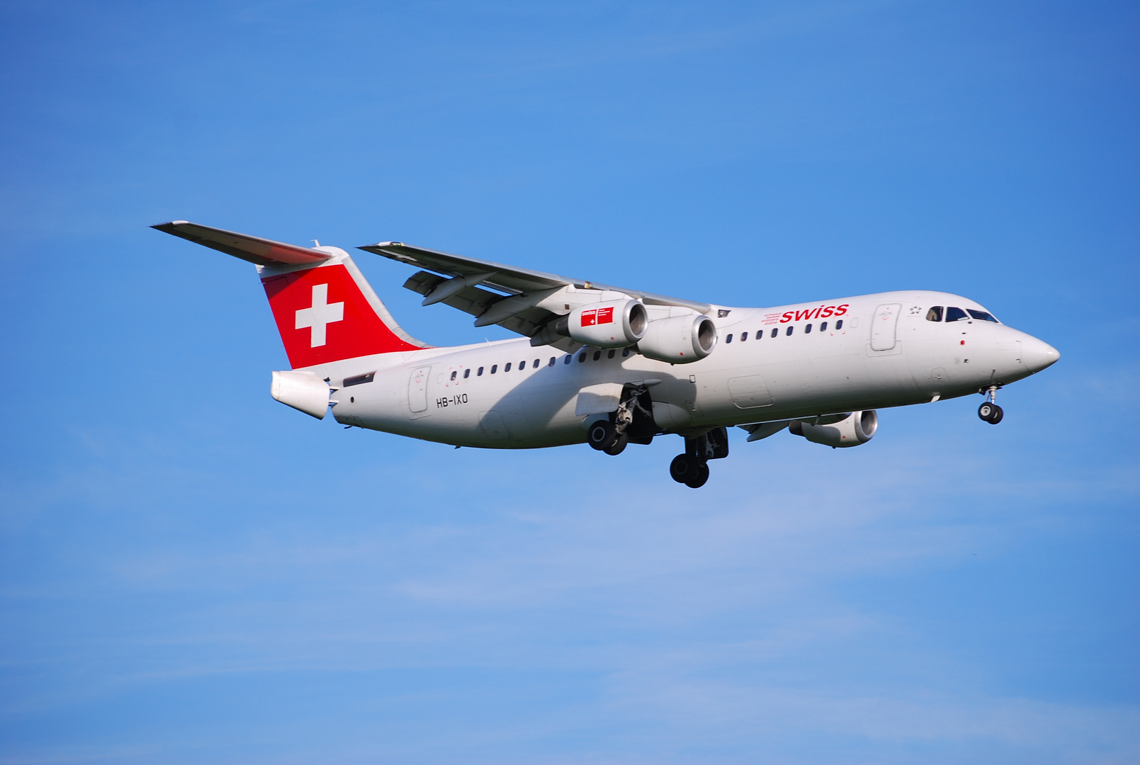 Swiss im Landeanflug