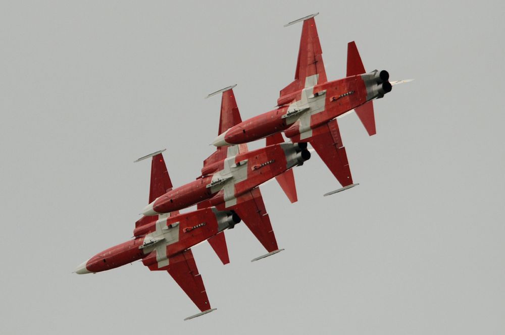 Switzerland - Air Force Patrouille de Suisse Northrop F-5E Tiger II J-3084 1