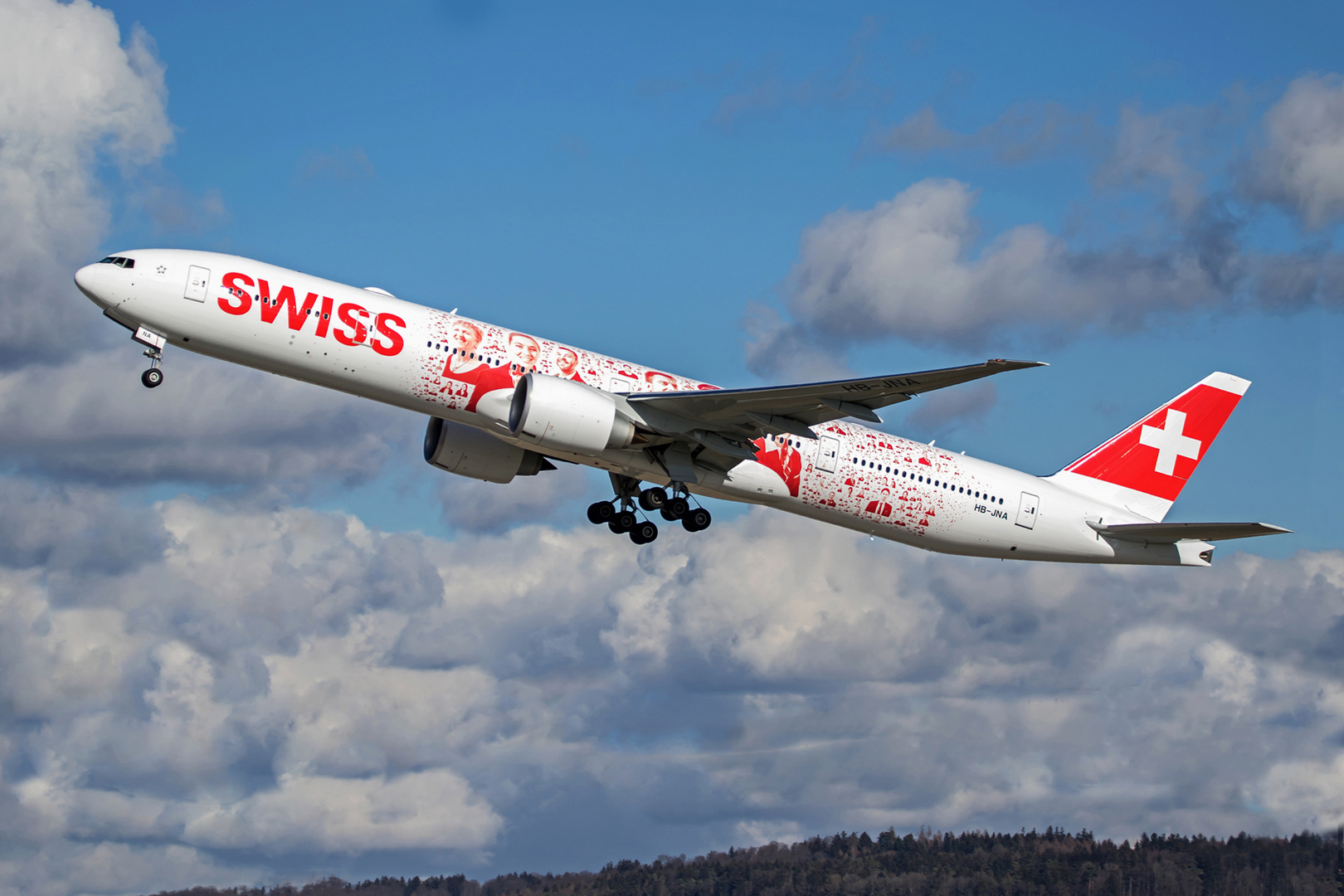 Swss International Airlines, Boeing 777-3DE, HB-JNA