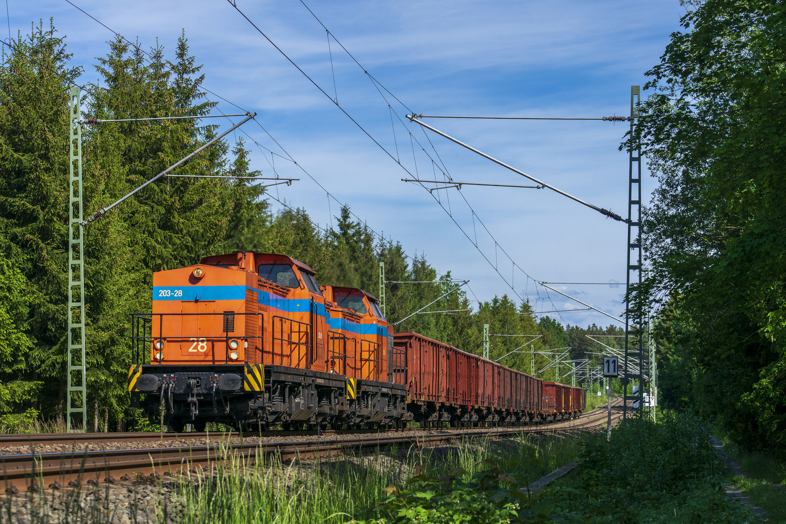 SWT V 100- Doppel mit Schrottzug in Drochaus