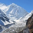  Syacha Gletscher und Manaslu Nord (6994m) 