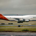 SYD QF 747-300 taxiing