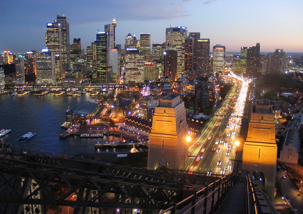 Sydney am Abend