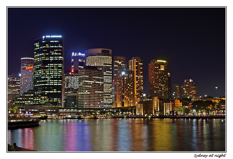 Sydney at night