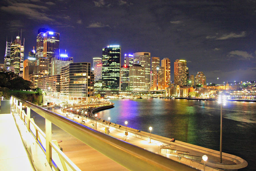 Sydney at night