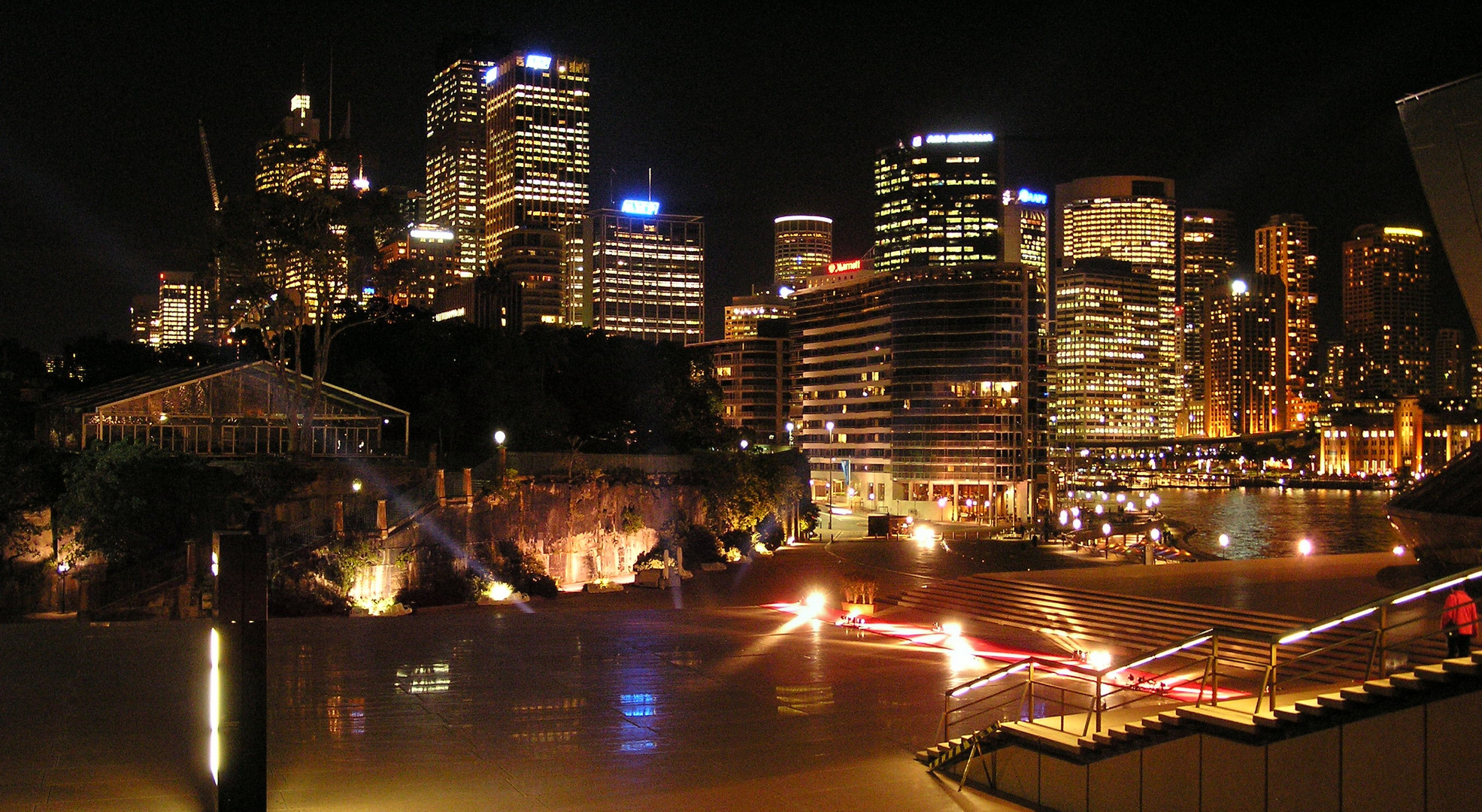 Sydney by Night ... Blick vom Opera House